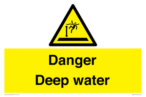Danger Deep water